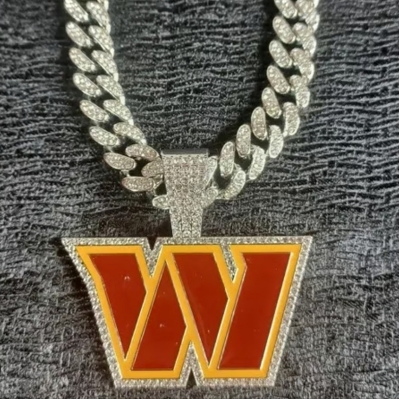 Washington Commanders Iced Hip Hop Style Chain Necklace 20